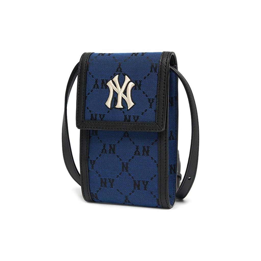 MLB Monogram Series NY Yankees Retro All Over Print Accessory Small Bag Unisex Shoulder Bag Midnight-Blue 3ACRH011N-50BLD