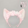 Süßes Japanisches Kawaii Katzenohren Stirnband Schwanz Set Lolita Mode Cosplay Kostüm Zubehör