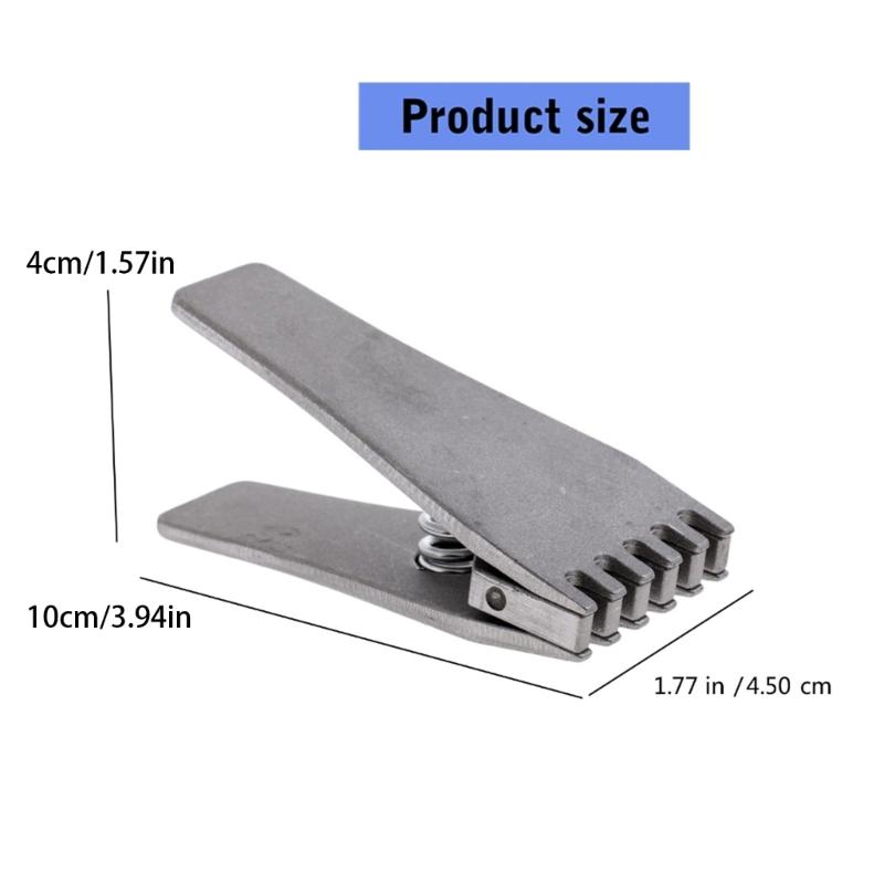 Accurate Badminton String Clamps Tool Adjustable Tightness Control Durable Zincs Alloys Sports Accessory