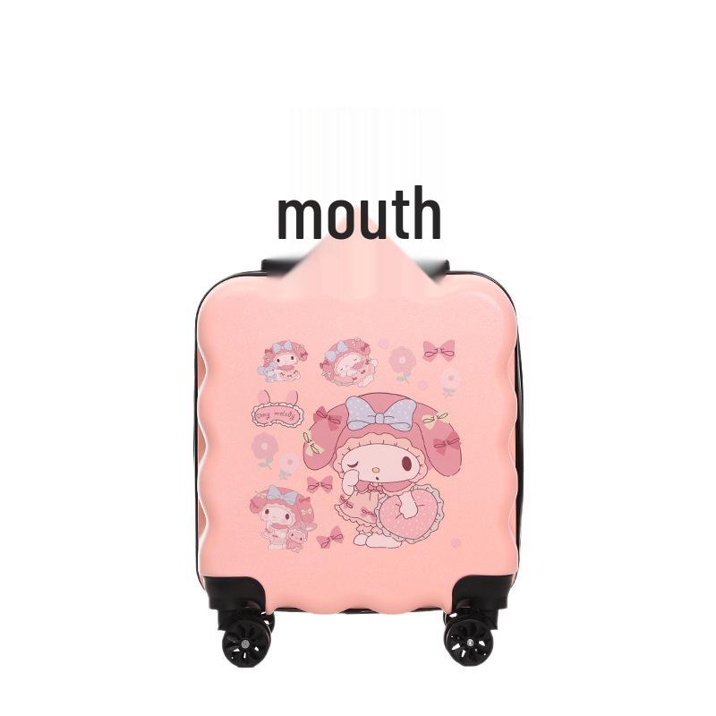 18-Inch Cartoon Anime Trolley Suitcase for Kids - Stylish, High-Value Travel Case for Boys & Girls