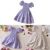 Girl Summer Princess Dress With Floral Print Cotton Blend For Toddler