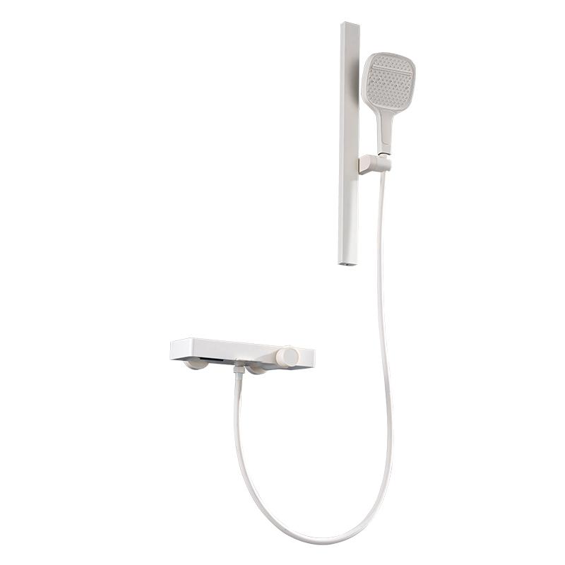 

VGX Simple Shower Set with Lifting Bar Bathtub Shower Faucet Bathroom Shower Mixer Tap With Lifting Rod 3-function HandShowe