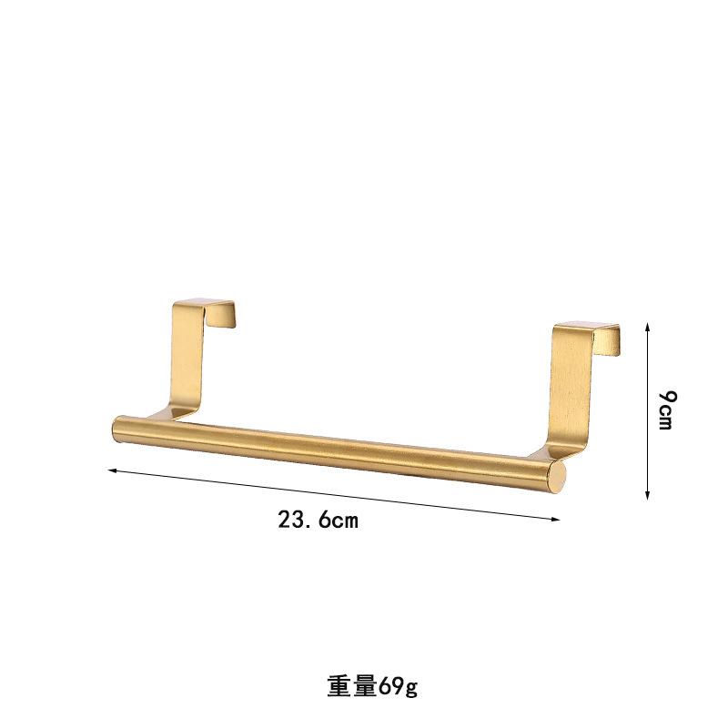 Handtuchhalter über der Tür, Handtuchhalter aus Edelstahl, Aufbewahrungs-Organizer für Badezimmer, Küchenschranktür, hängender Handtuchhalter