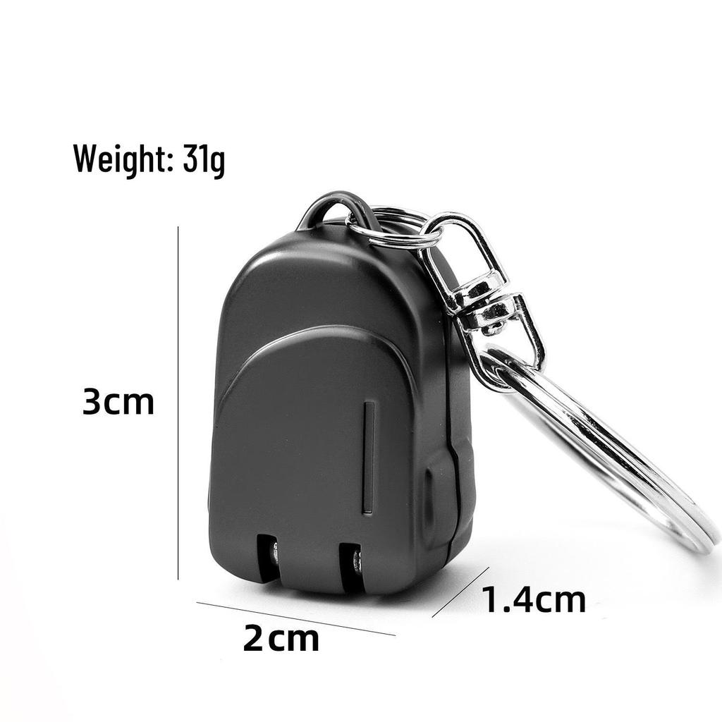 Mini Flip-Top Nail Clippers with Folding Scissors - Keychain Portable Pack