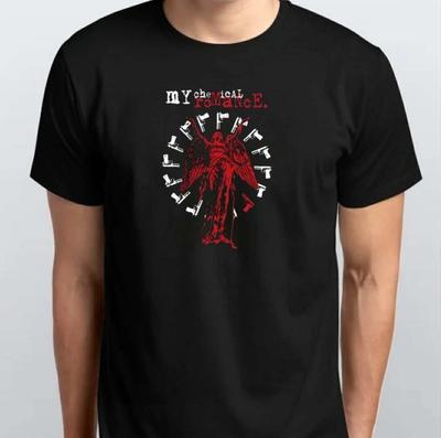 My Chemical Romance Unisex 100% Cotton T-shirt Mens Tees Top S M L XL XXL 3 4 XL Black