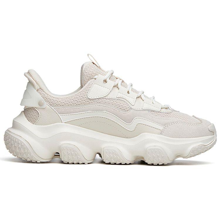 Anta Zhuo Bai 2.0 Thick Sole Sports Low Top Dad Shoes Men Sneakers Gray White 912218883-1