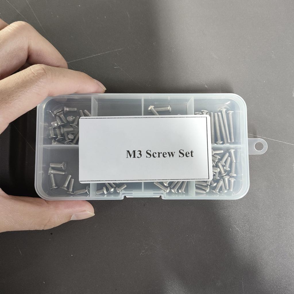 101pcs Screws Sets Stainless Steel M3 Screw Replacement for TAMIYA XV-02 1/10 Remote Control Car Sto