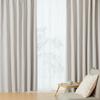 Kumori Grade 1 Blackout Curtains Set 4 Panels 100x178cm Light Gray Lace