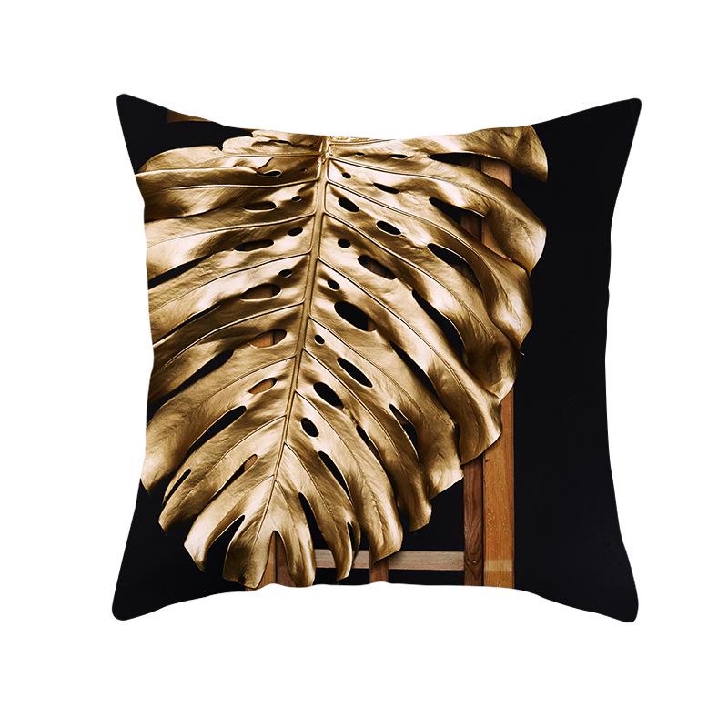 Jasne rośliny tropikalne Letnie artykuły domowe Shopee Dekoracja domu Poszewka na poduszkę z brzoskwiniowej skóry Poduszka