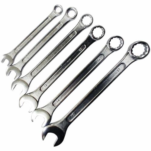 KONYO SUN UP Combination Wrench Set of 6, Gray
