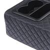 PU Leather Rear Seat Armrest Console Height Increasing Backseat Console  Universal Car