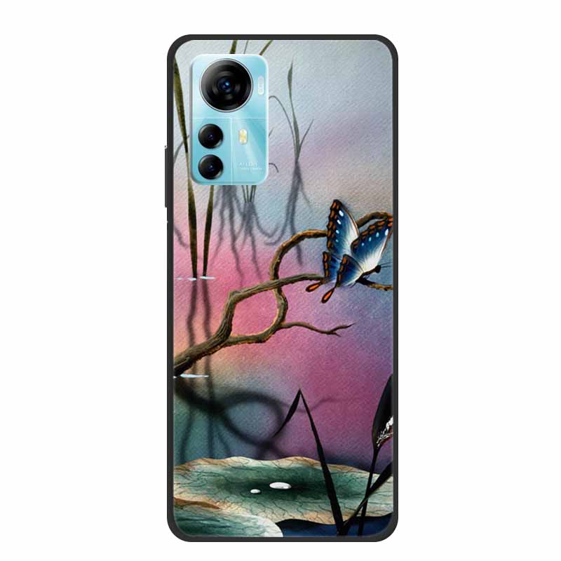 Coole Silikonhülle für ZTE Blade V41 Smart Case Gedrucktes Mode Weiches Rückseiten Cover Stoßfänger für Blade V41Smart Case Schutzhülle