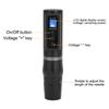 Cordless Tattoo Pen Machine Aluminum Alloy Frame Digital Display High Speed Tattoo Machine