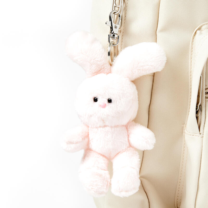 Rosa Hase Individueller Schlüsselanhänger Puppe (34012203)