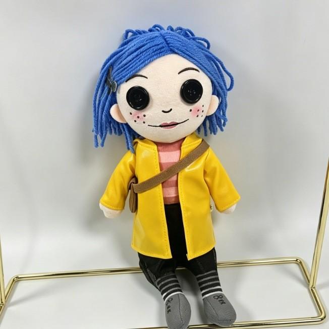 Jucărie de pluș Coraline Figurină de desene animate Pentru copii Colecționabilă Animal de pluș moale