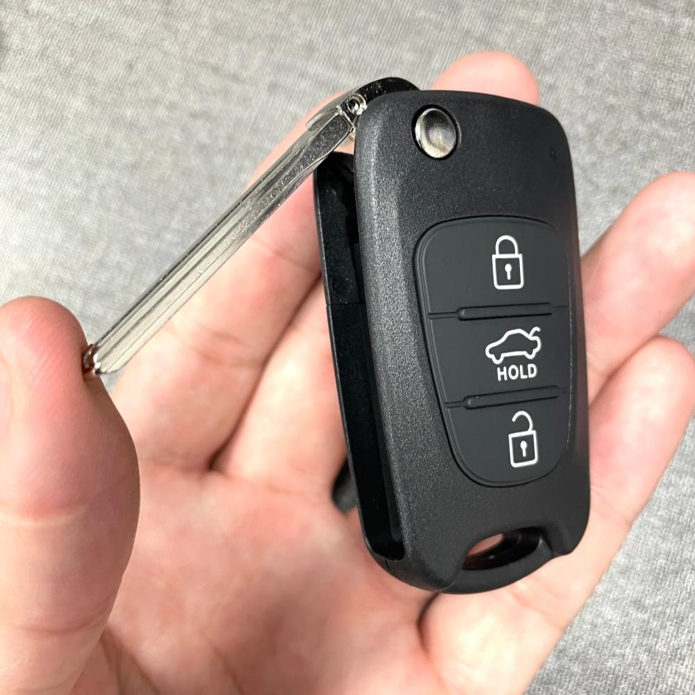 For Hyundai I20 I30 Ix35 I35 Accent For Kia K2 K5 Rio 3 Picanto Ceed Cerato Sportage 3 Buttons Flip Remote Car Key Shell Case