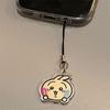 Anime Figure Keychain Mobile Phone Pendant Couple Lanyard Pendant Keychains Cell Accessories Bag Pendant Gifts