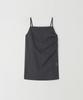 Meojiaenminggeul Breezy Serif Shirring Sleeveless Line Blouse (Charcoal)