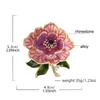 High Grade Peony Flower Brooch, Female High Sense, China-Chic, Chinese Style, Classical Brooch, Pin, Flower Cheongsam and Han Clothing Accessories