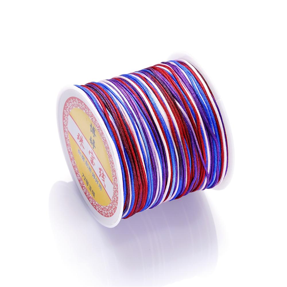 30M/Rolle 0,8mm Nylonfaden Schnur Chinesische Knoten Quasten Schnur Armband Geflochtene Schnur für DIY Schmuckherstellung Zubehör Zubehör