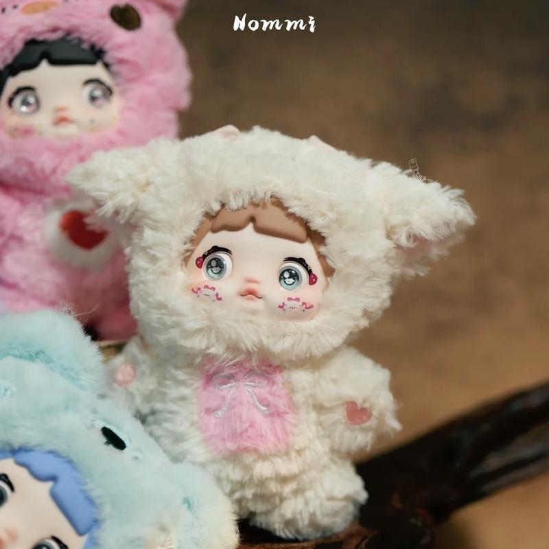 På Lager Nommi Ekte 17cm Nommi Søthet Tar Aldri Slutt Søt Serie Plysj Blindboksfigur Tide Leke Dukke Ornament Kvinnegave