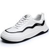 Board shoes men's shoes 2025 spring new breathable casual shoes leather sports shoes trend versatile platform white shoes