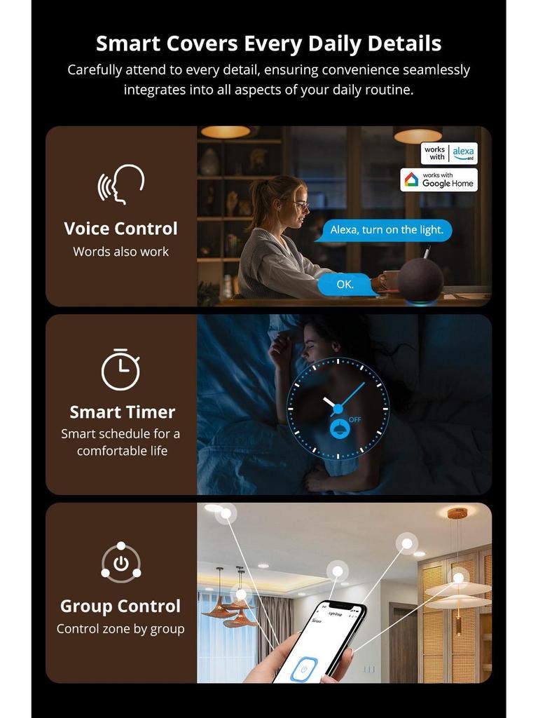 SONOFF ZBMINIR2 Zigbee 3.0 Smart Switch with Mobile Control (Requires Zigbee Gateway)