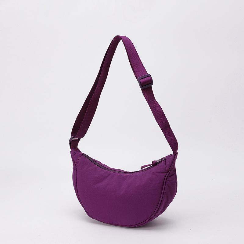 Versatile Nyl Crescent Shoulder Crossbody Bag Lightweight, Durable, Stylish 20+ Vibrant Color for Everyday Use, Travel, Outing