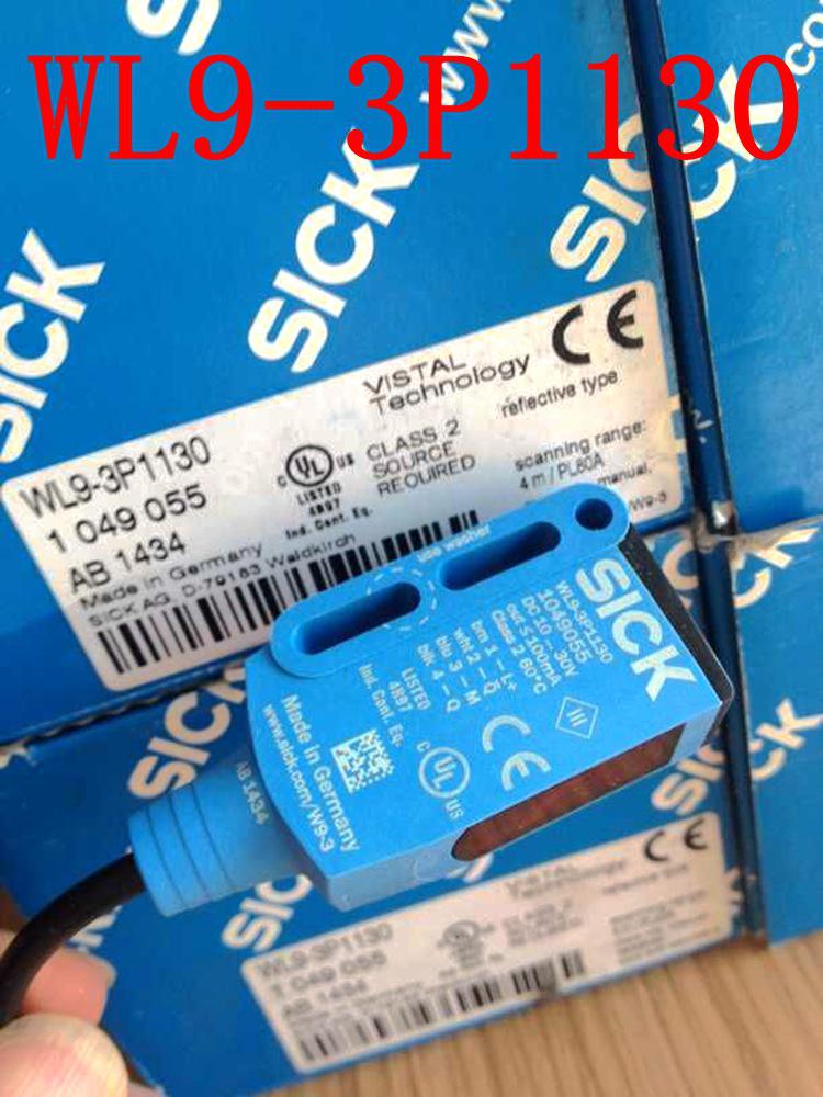 SICK Germany Mirror Reflective Photoelectric Switch: Models WL9-3P2230, WL9-3P3430, WL9-3P2430. WL9-3P2430