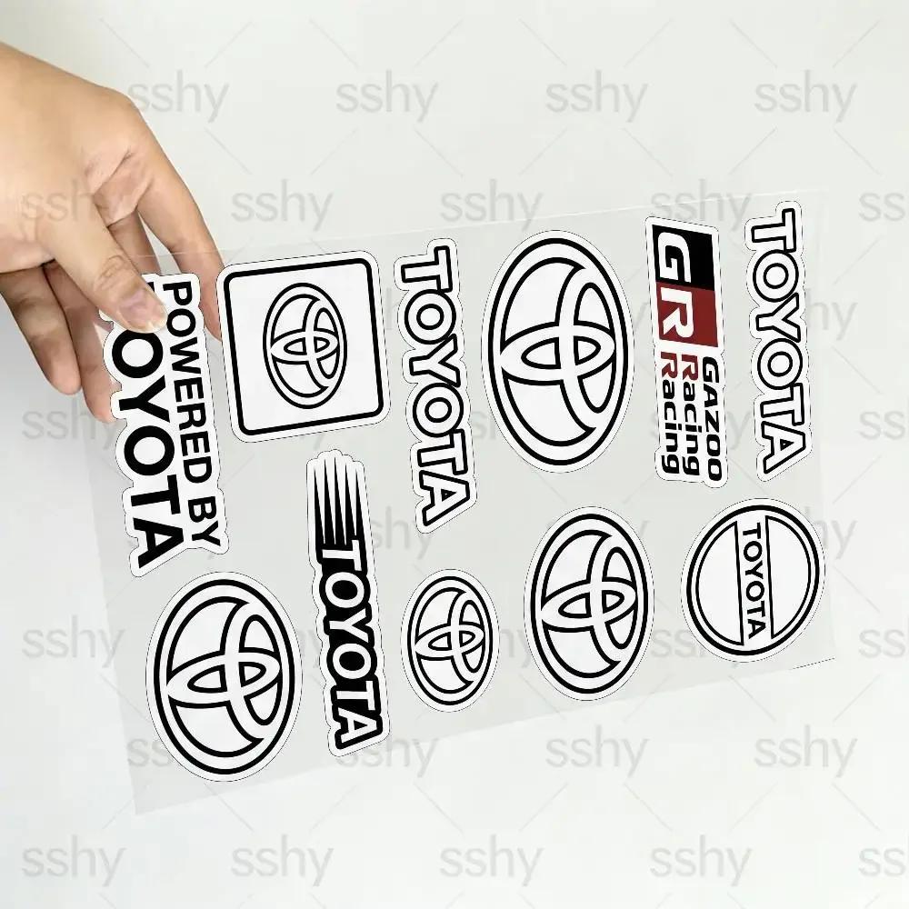 FOR TOYOTA TRO Waterproof Reflective Scratch Cover Sticker Universal Decor Decal For Car Motorcycle Helmet Refrigerator
