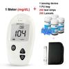 Sinocare Monitor poziomu glukozy we krwi Safe-Accu z 200 paskami testowymi Zestaw do testu na cukrzycę Mmol/L lub Mg/dL