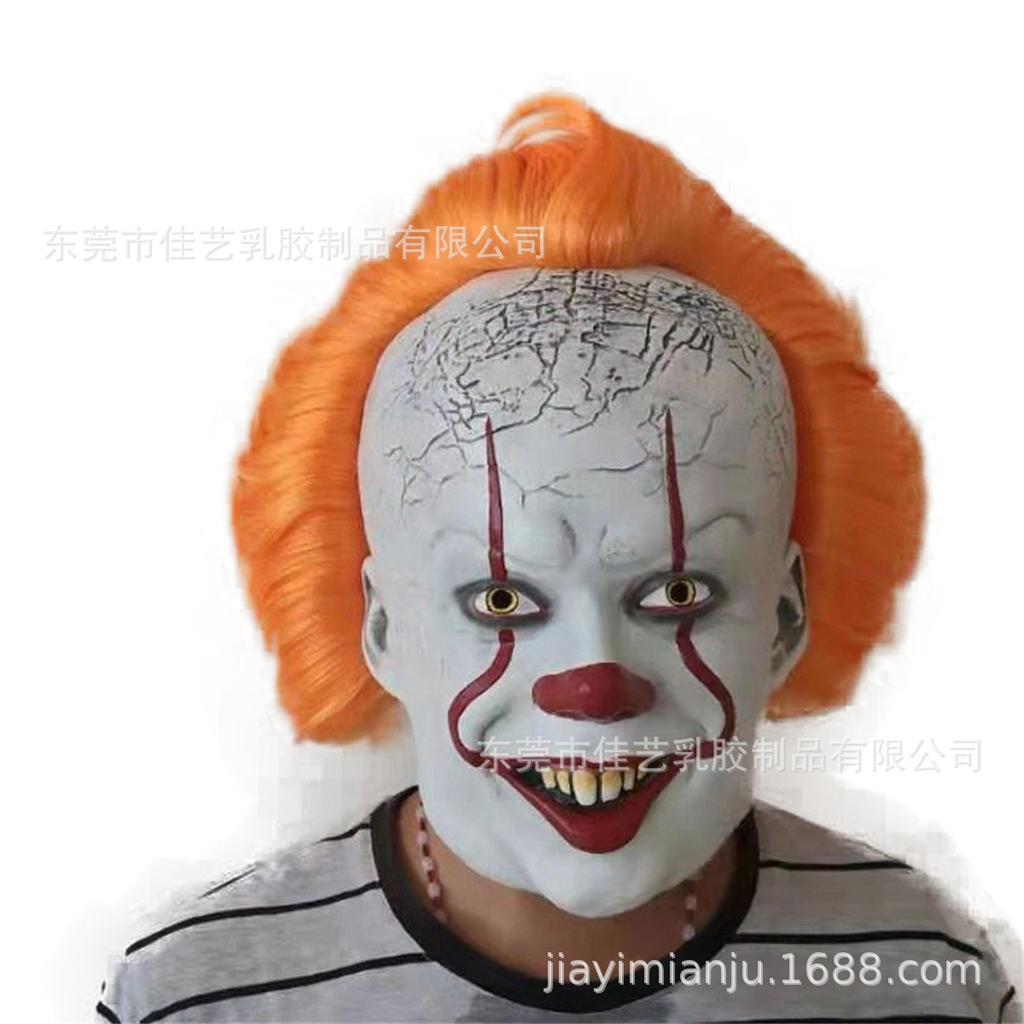 Halloween Horror Clown pennywise Nieuwe Europese en Amerikaanse stijl latex masker met een ziel-opwekkend clownontwerp