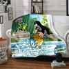 1pc Garden Bugs Bees Flannel Blanket,Ultra Soft Warm Plush Throw for Home Bedroom Bed Sofa Cover Camping Picnic Gift Y7246