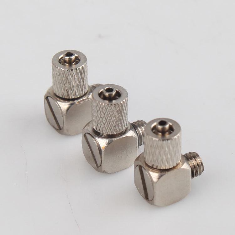 Mini Pneumatic Air Hose Quick Connect Elbow Fitting (PC6-M5, 6-M6, 4-M5, 4)