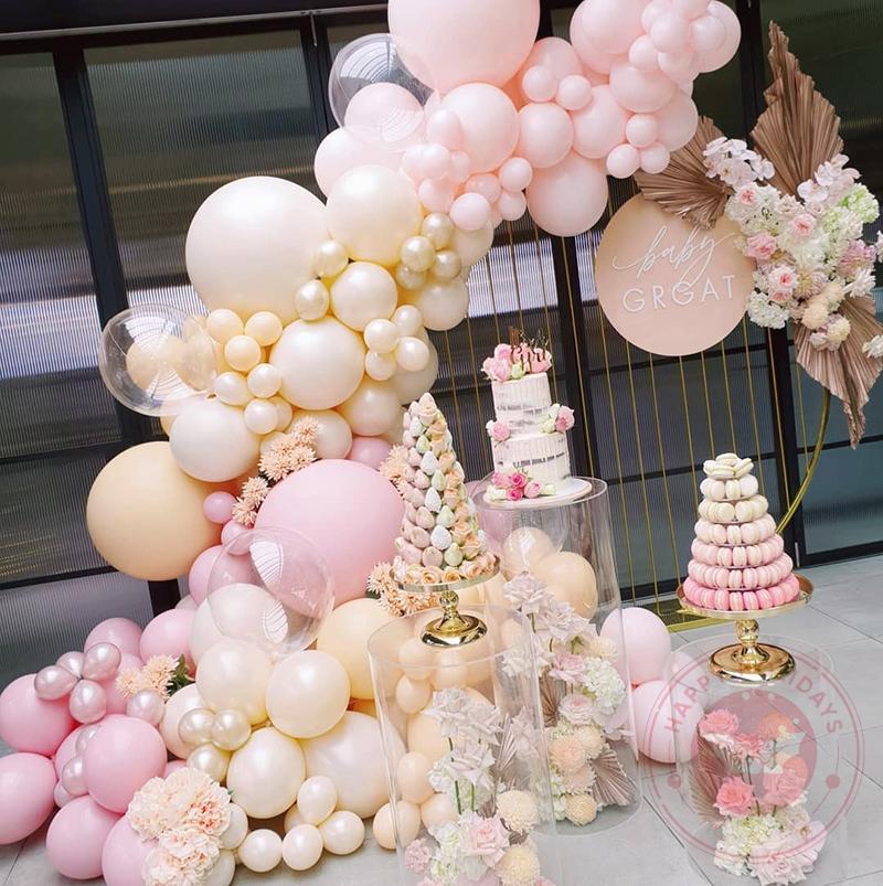 Pink Balloons Wedding Decor Thickened Balloon 5/10/12/18/36inch Grade Latex Globos Happy Birthday Party Decoration Kids Toys