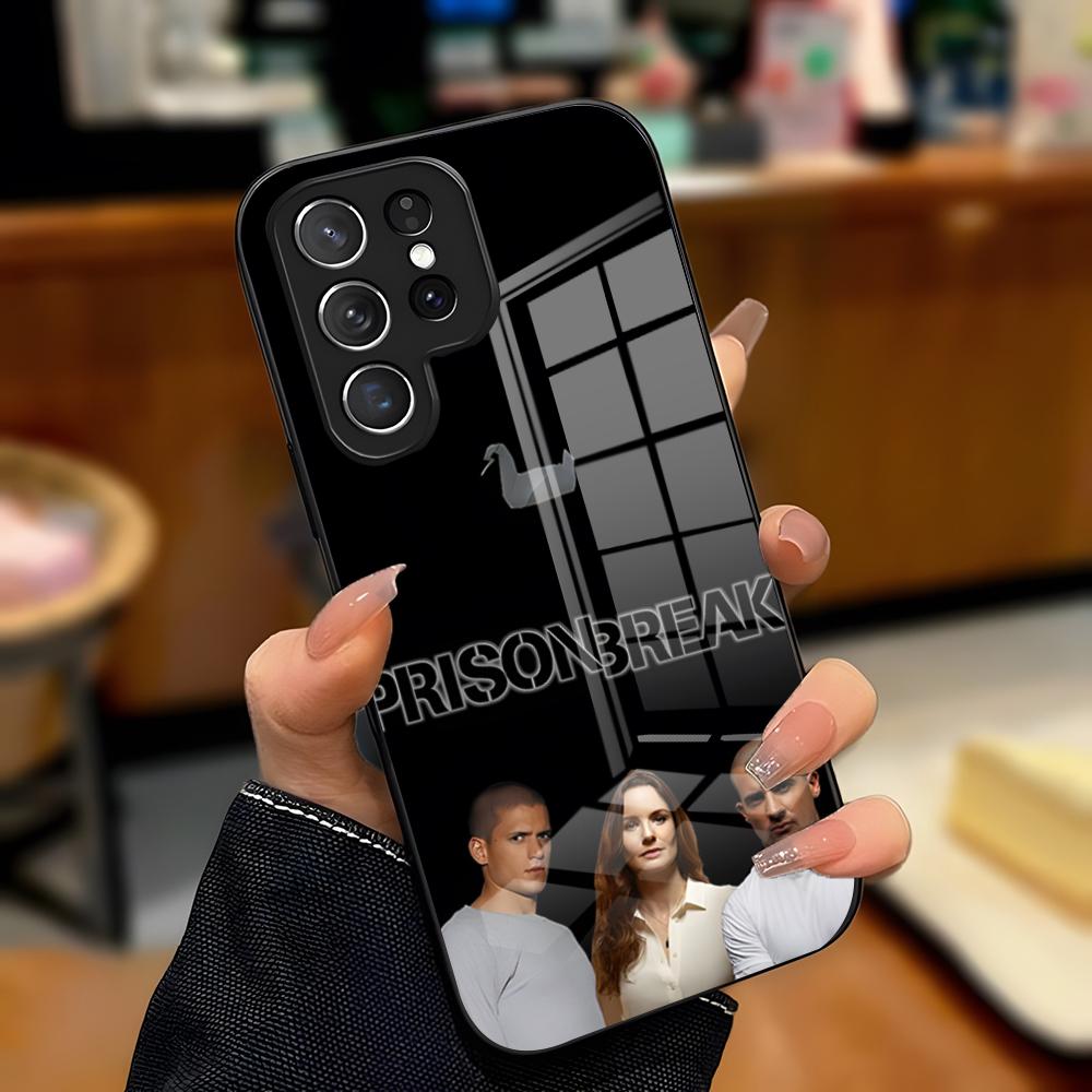 P-Prison Break TV Phone Case For Samsung A25 A13 A33 5G A54 A36 A35 A56 A52 A14 Shockproof Glass Cover