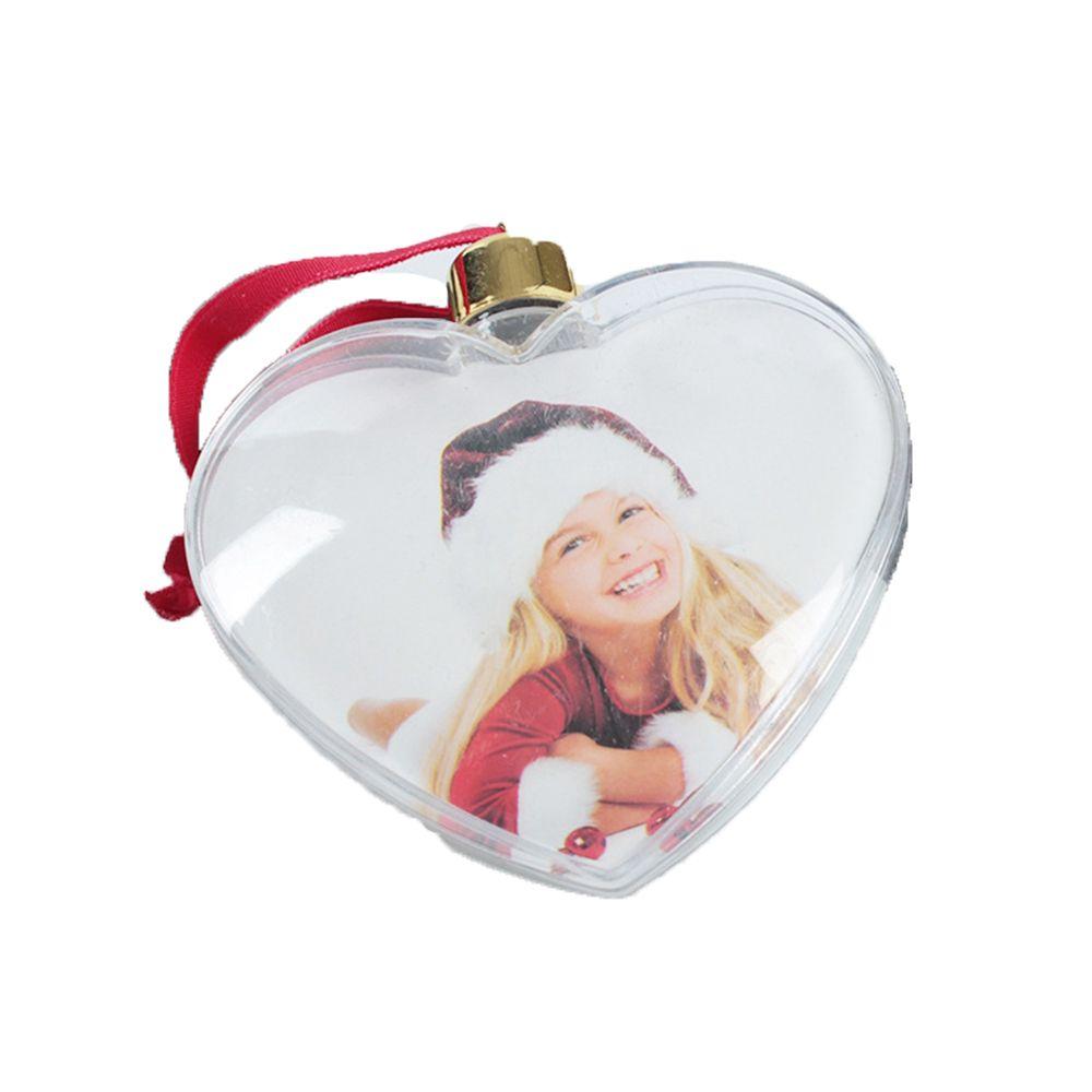 DIY with Hanging String Crafts Photo Frame Transparent Ball New Year Gifts Christmas Tree Ornaments