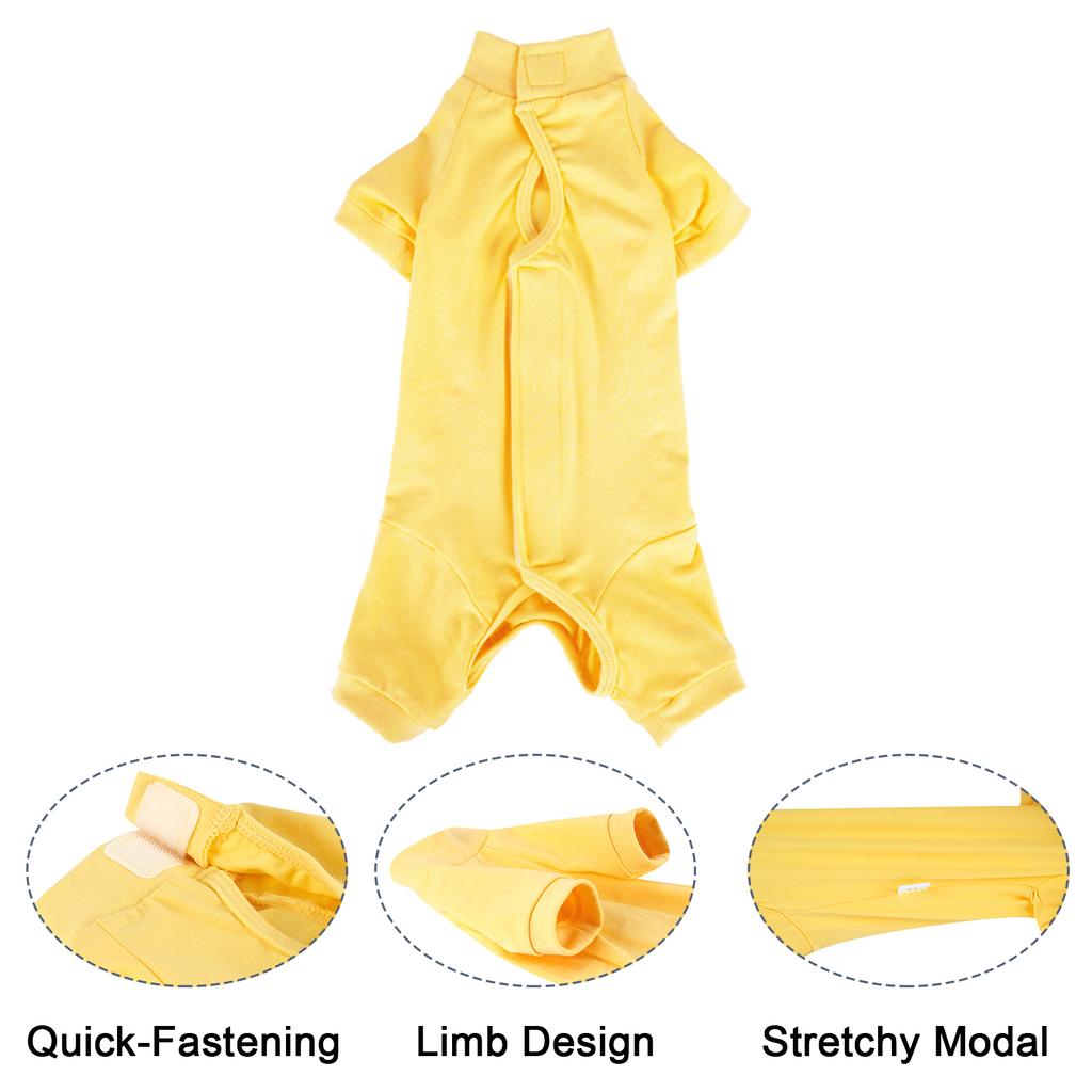 Cat Recovery Suit for Abdominal Wounds Skin Diseases After Surgery Pets Vest