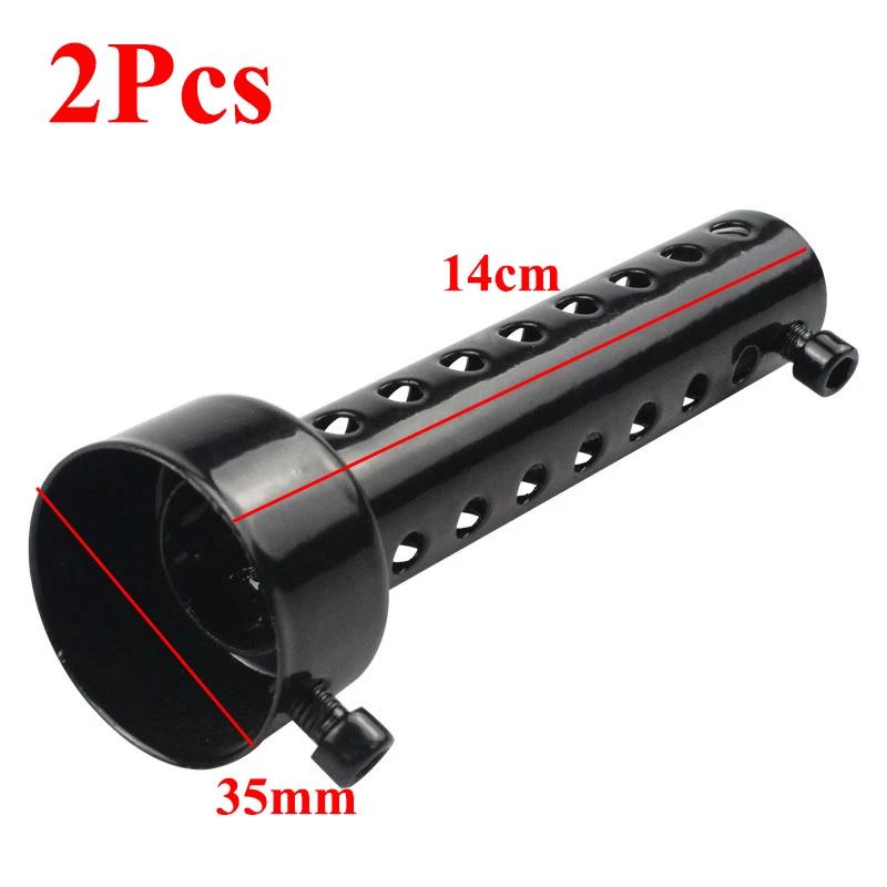 

2X 35mm 42mm 45mm 48mm 60mm Universal Motorcycle Can DB Killer Silencer Muffler Noise Sound Eliminator Exhaust Adjustable Black 2pcs 35mm