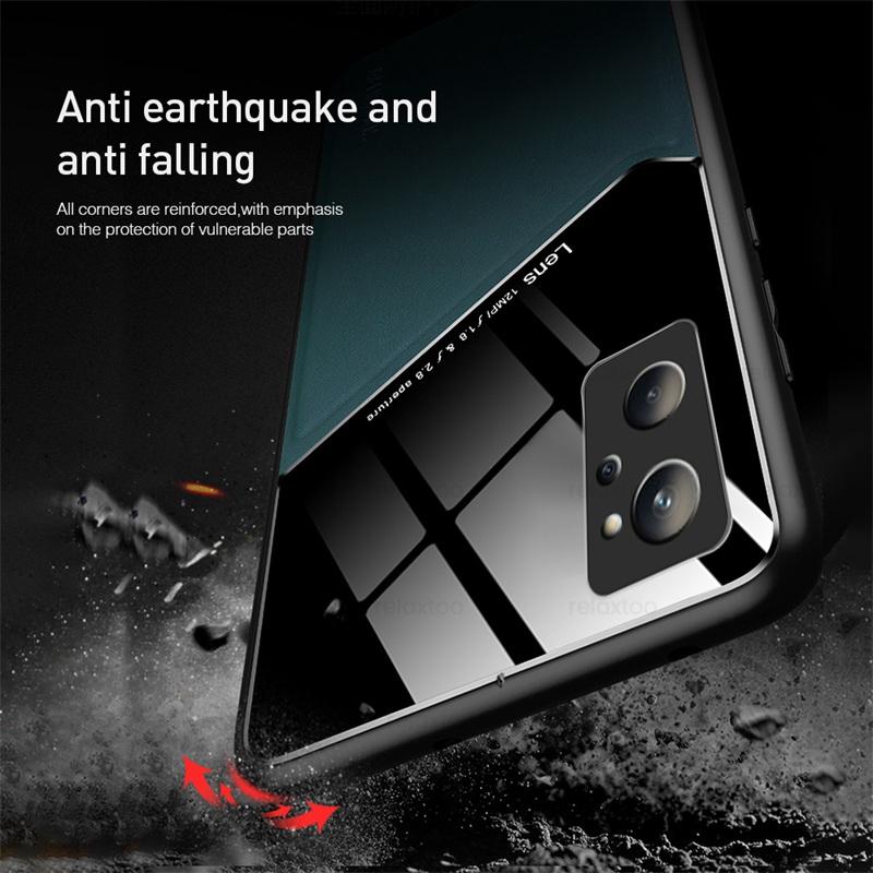 Leather Car Magnetic Holder Cover For Realme 9 Pro Plus Pro+ ProPlus Realme9 9Pro+ 5G Soft Frame Shockproof Coque Realmi 9i Case