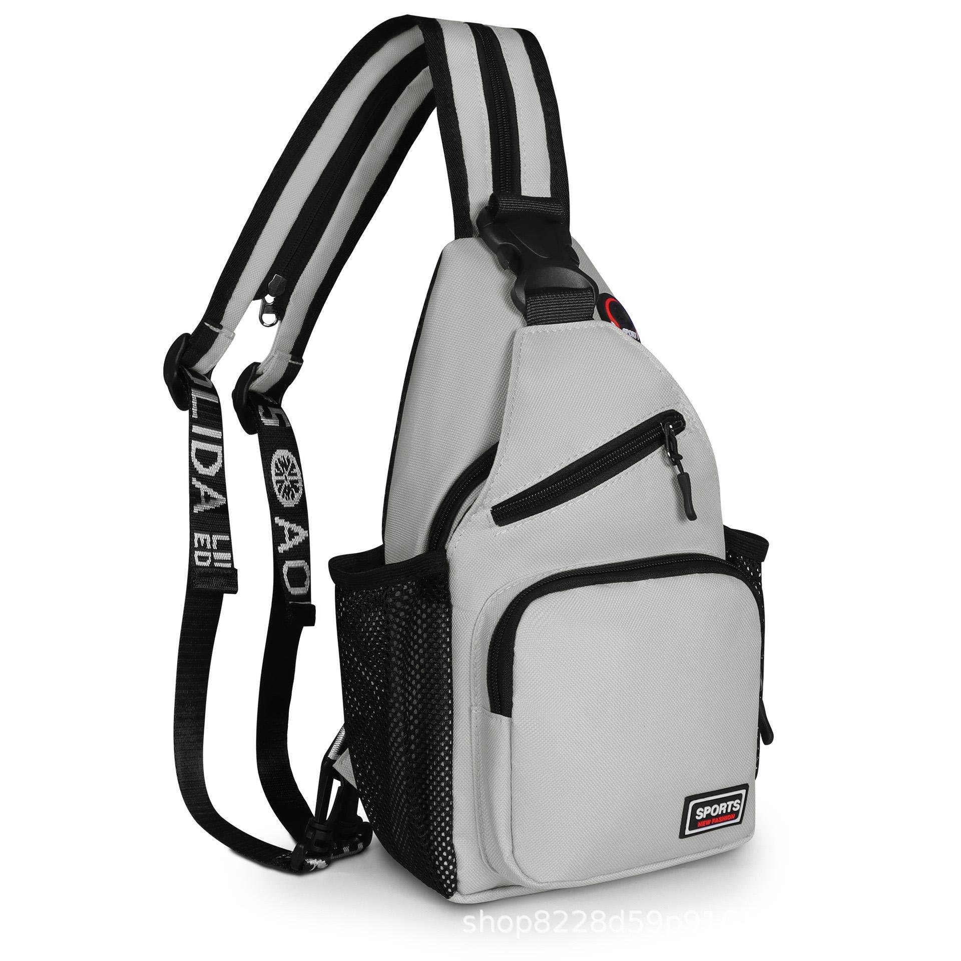 Geestock Convertible Rucksack 2-in-1 Kleiner Schlingrucksack für Damen Crossbody Tagesrucksack Wasserdichte Brusttasche für Reisen Wandern weiß