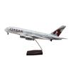 Airbus A380 Qatar Airways Voice Controlled LED Lighting Simulation Civil Aircraft Model Airplane Model Airplane Model Gift