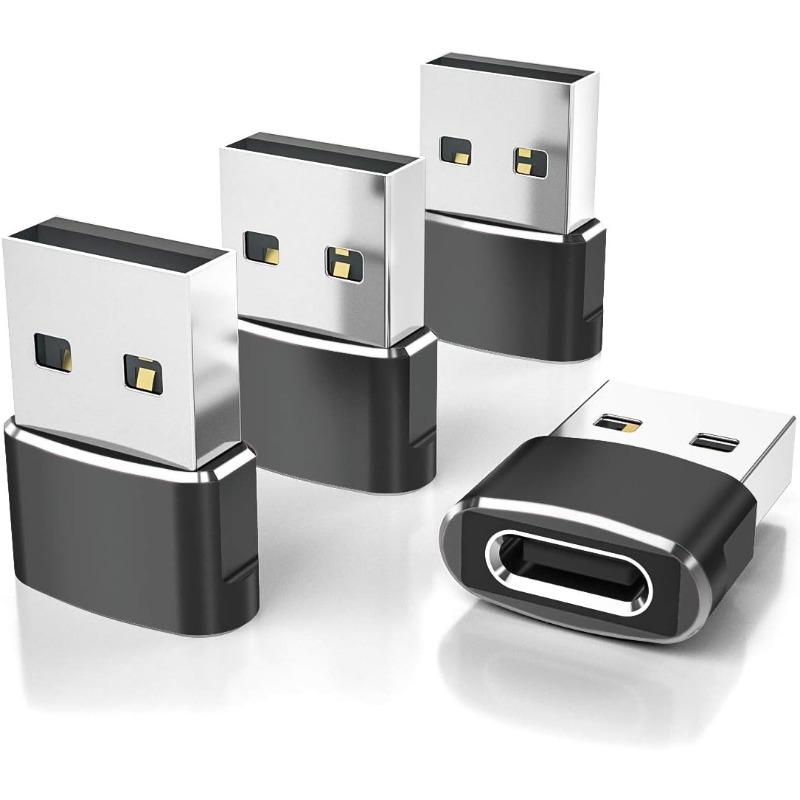 

Адаптер Type C – USB C, зарядний пристрій типу C для жіночого та чоловічого телефону для Apple Watch Ultra IWatch iPhone 15, Airpods, iPad 9 10 Galaxy S23 S24 1pcs