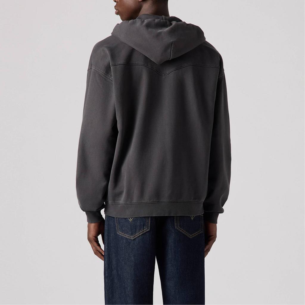 Levis Simple Knit Casual Hooded Cardigan Sweatshirt Men Sweatshirt Gray 000VR-0000