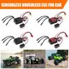 35A 105A Sensored Brushless ESC Speed Controller Adjustable Brake Accelerations For Remote Vehicle Tuning