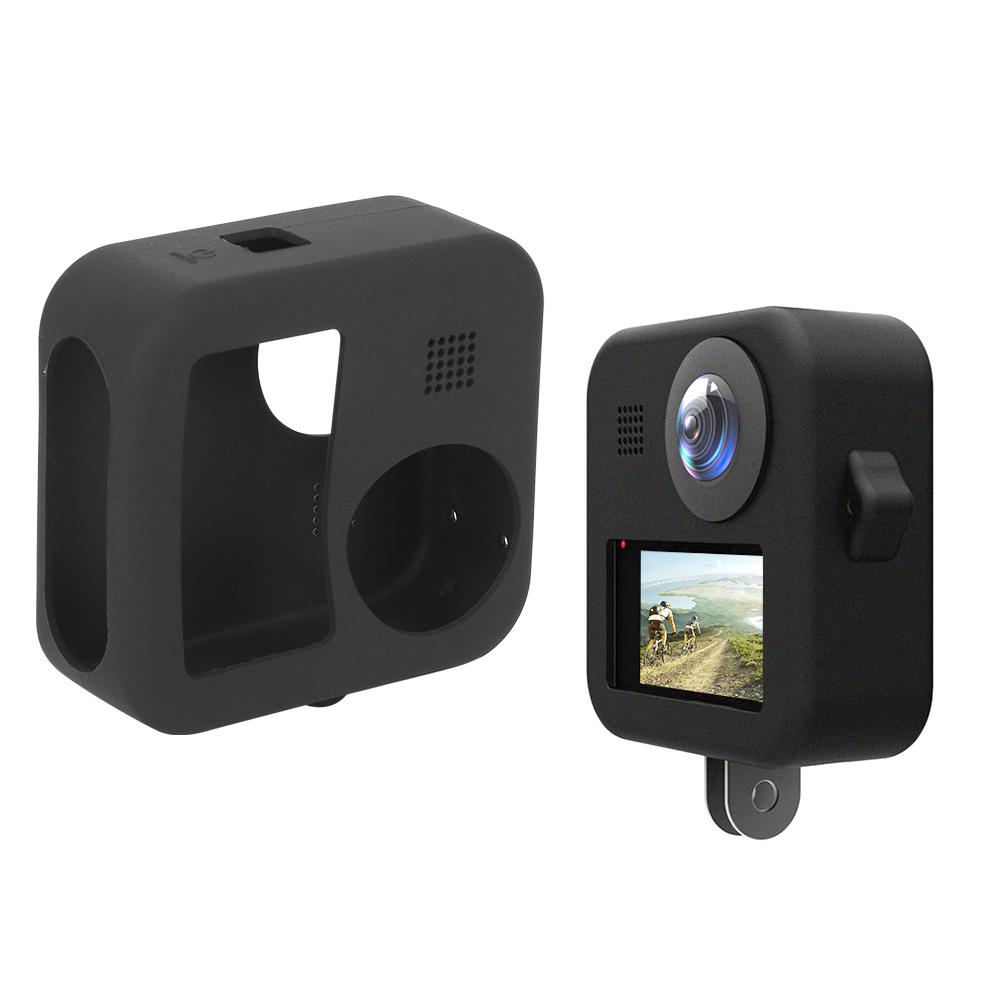 Silikondeksel for actionkamera for GoPro Max 360 graders panoramakamera linsebeskyttelsesetui