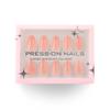 Manicure Long Almond False Nails French Simple Fake Nails Detachable Solid Color Press on Nails Women
