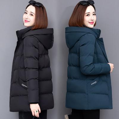 Women Down Parkas Winter Cotton Padded Jacket Thick Warm Overcoat Large Size Middle Aged Female Hooded Puffer Coat