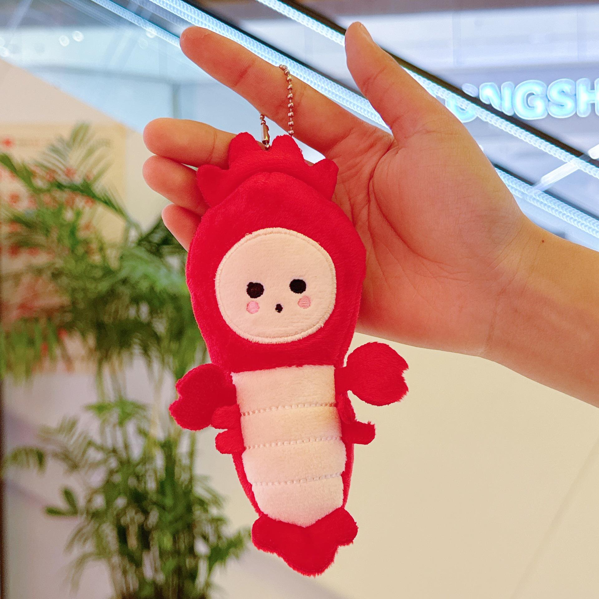 

Плюшевый кулон в виде рака-знаменитости интернета: Брелок с морской жизнью и украшение для дома Height 14cm