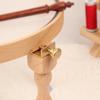 Einzelner Stickrahmen-Ständer aus Buchenholz mit PVC-Basis, 15,3 cm Bastelständer für Tisch-Sticken